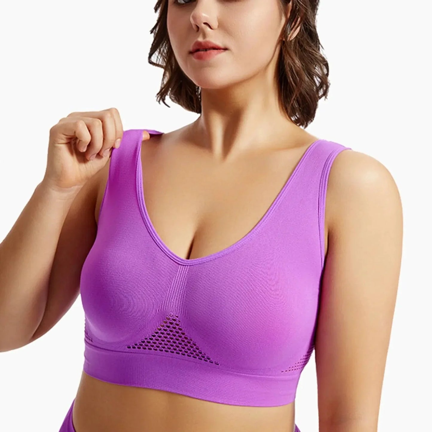 High-Strength Anti-Sag Sports Bra for Active Women
