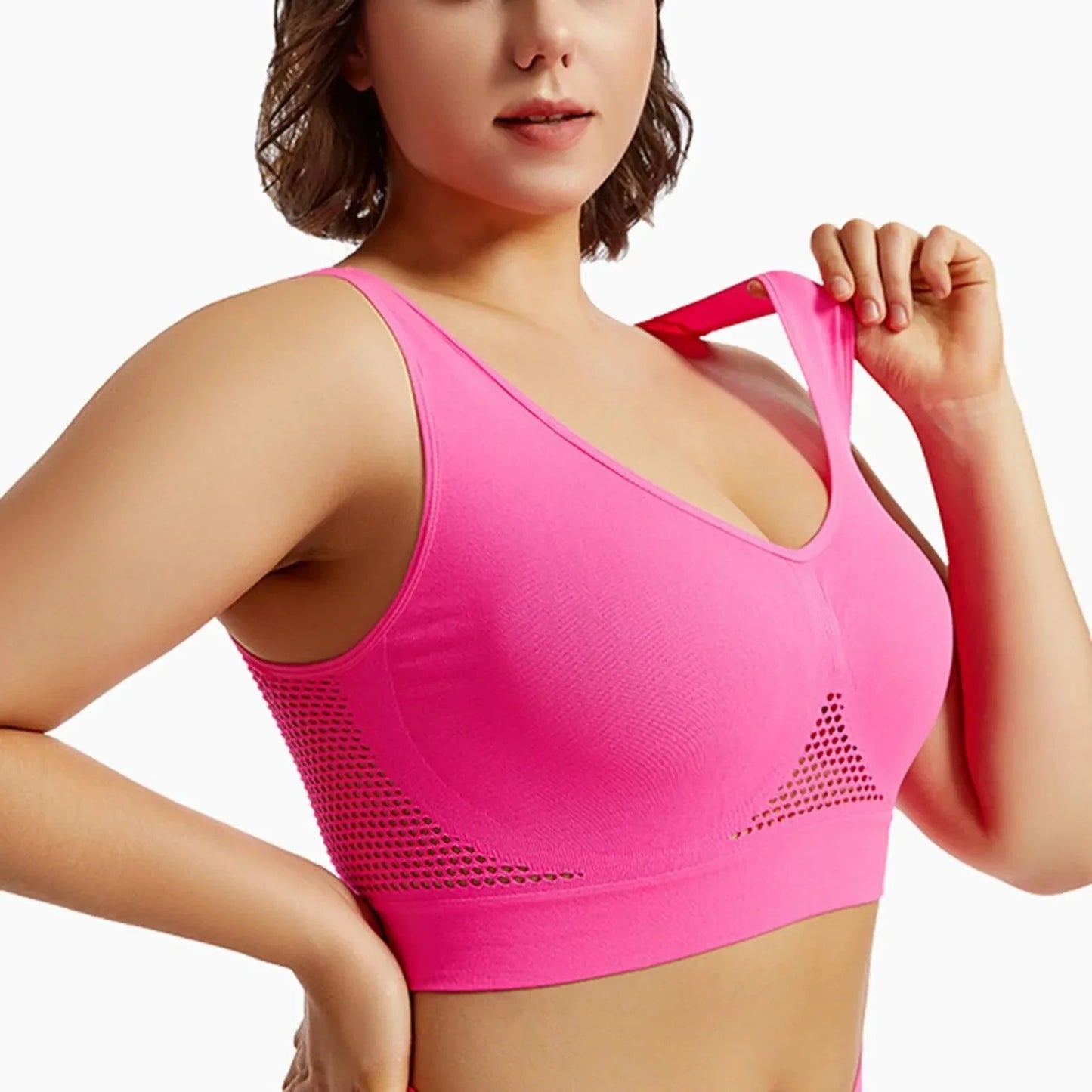 High-Strength Anti-Sag Sports Bra for Active Women