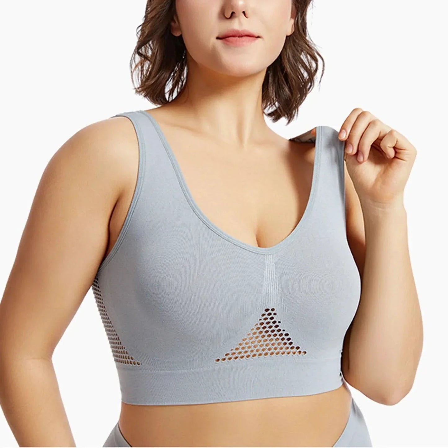 High-Strength Anti-Sag Sports Bra for Active Women