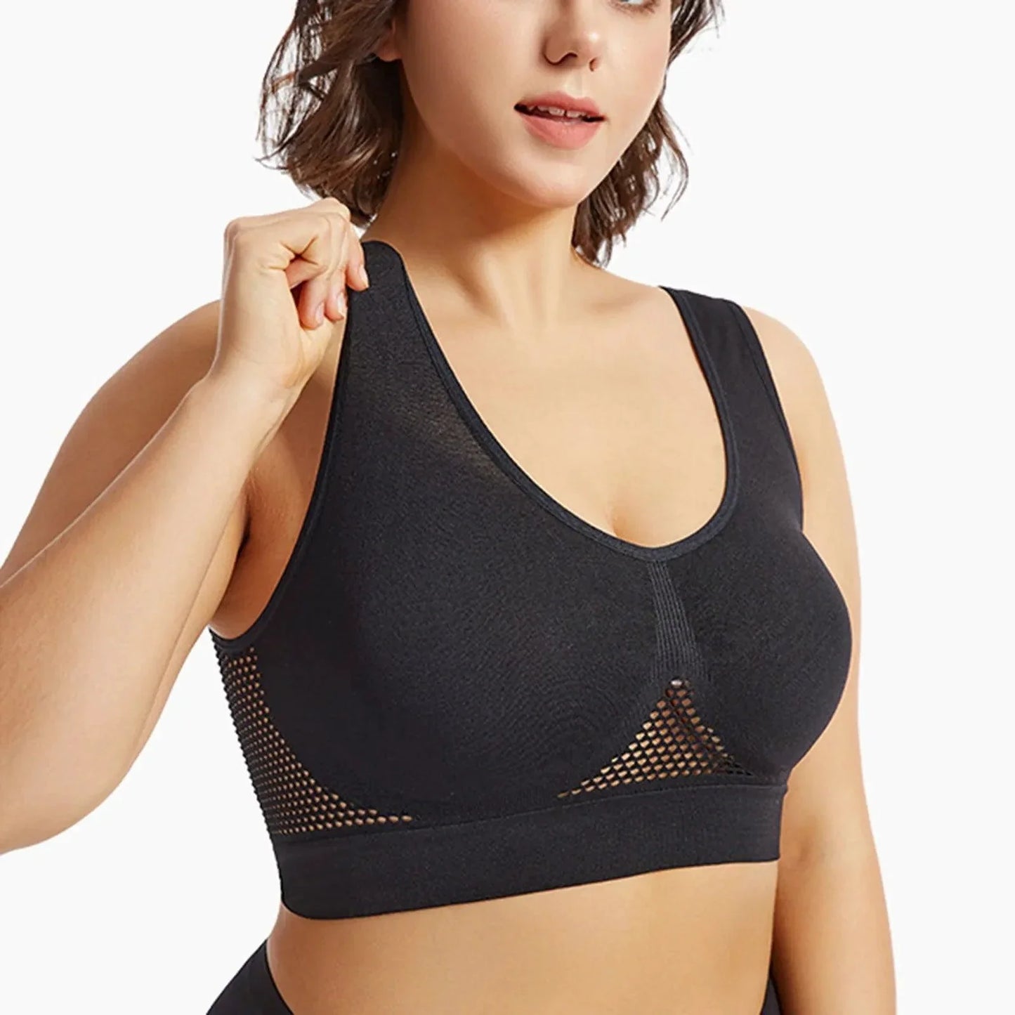 High-Strength Anti-Sag Sports Bra for Active Women