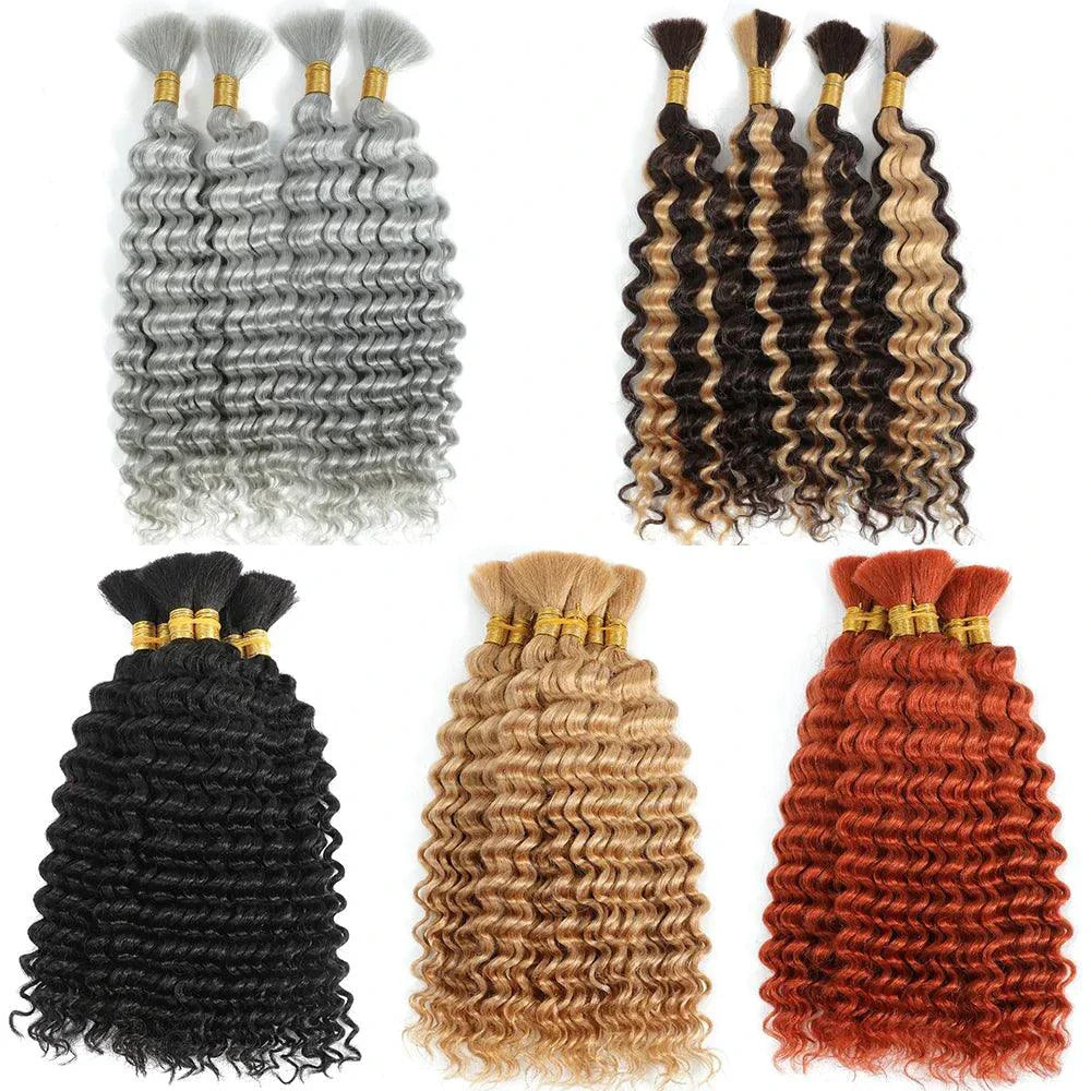Ensemble de tresses en cheveux humains de 20" - Mèches profondes P4/27