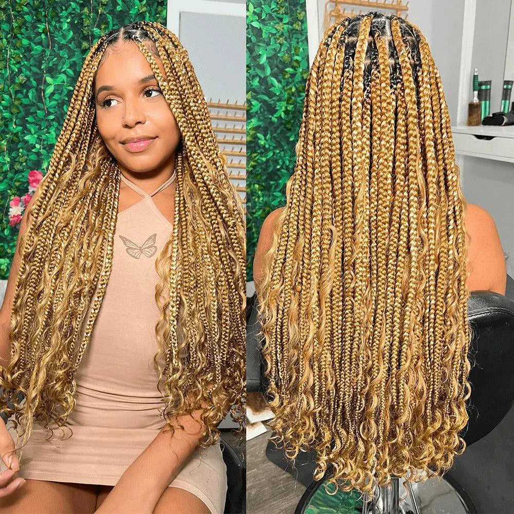 Ensemble de tresses en cheveux humains de 20" - Mèches profondes P4/27