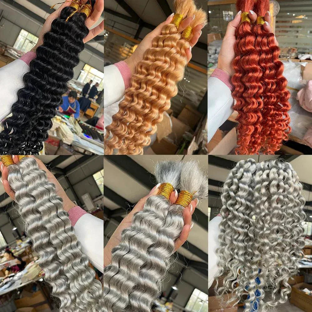 Ensemble de tresses en cheveux humains de 20" - Mèches profondes P4/27