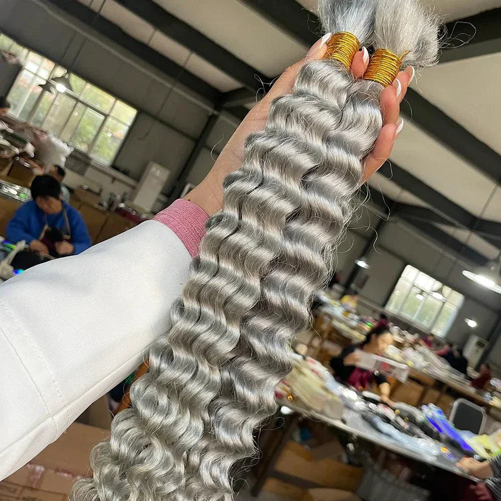 Ensemble de tresses en cheveux humains de 20" - Mèches profondes P4/27