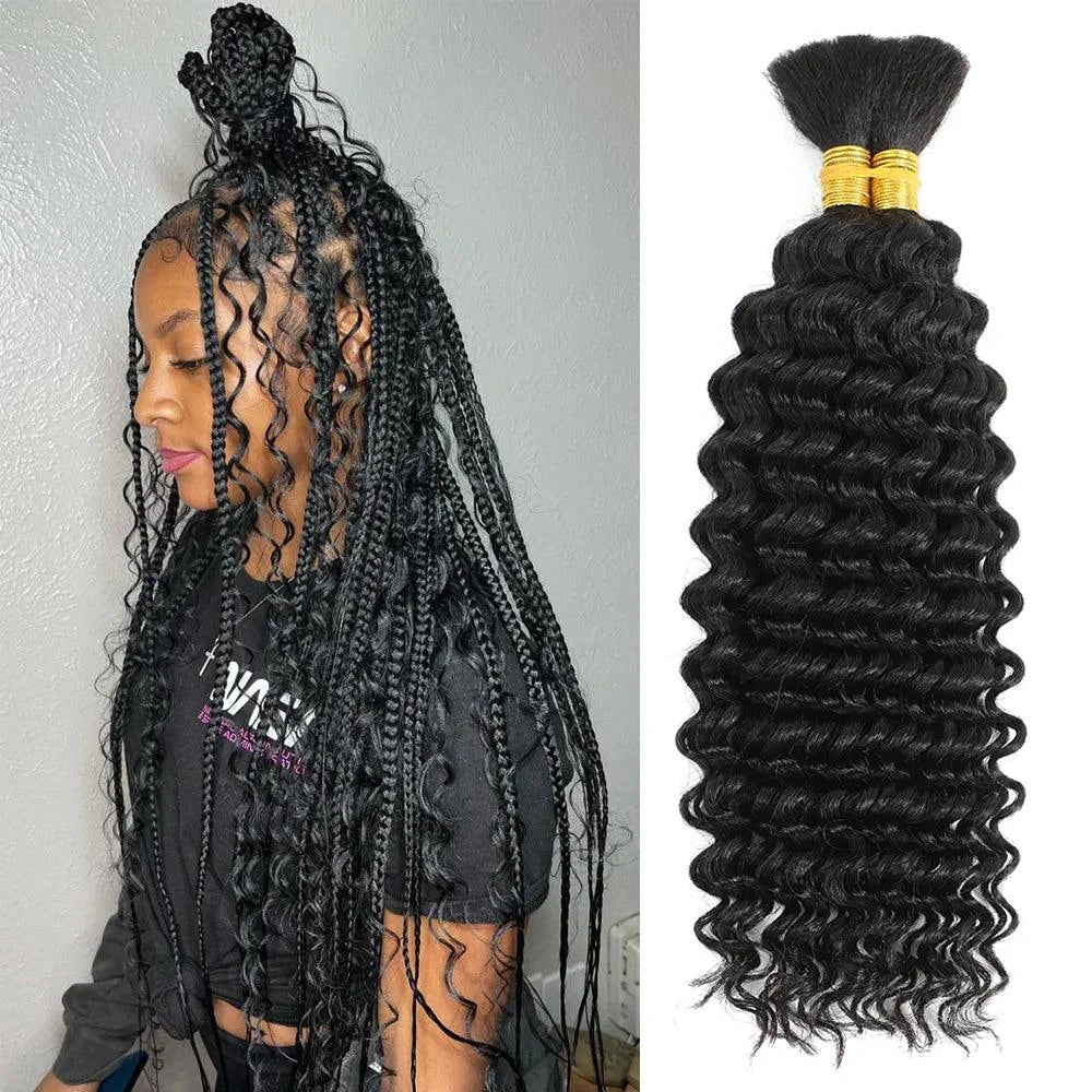 Ensemble de tresses en cheveux humains de 20" - Mèches profondes P4/27