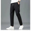 Ice Silk Men's Summer Pants - Black Gray Business Casual
