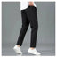 Ice Silk Men's Summer Pants - Black Gray Business Casual