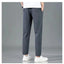 Ice Silk Men's Summer Pants - Black Gray Business Casual