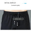 Ice Silk Men's Summer Pants - Black Gray Business Casual