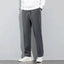 Ice Silk Men's Summer Pants - Black Gray Business Casual