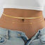8-Piece 18K Gold Plated Adjustable Waist Chain Set