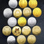 Premium Collectible Metal Cryptocurrency Coin Set