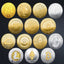 Premium Collectible Metal Cryptocurrency Coin Set