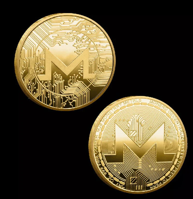 Premium Collectible Metal Cryptocurrency Coin Set
