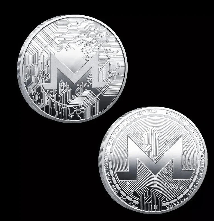 Premium Collectible Metal Cryptocurrency Coin Set