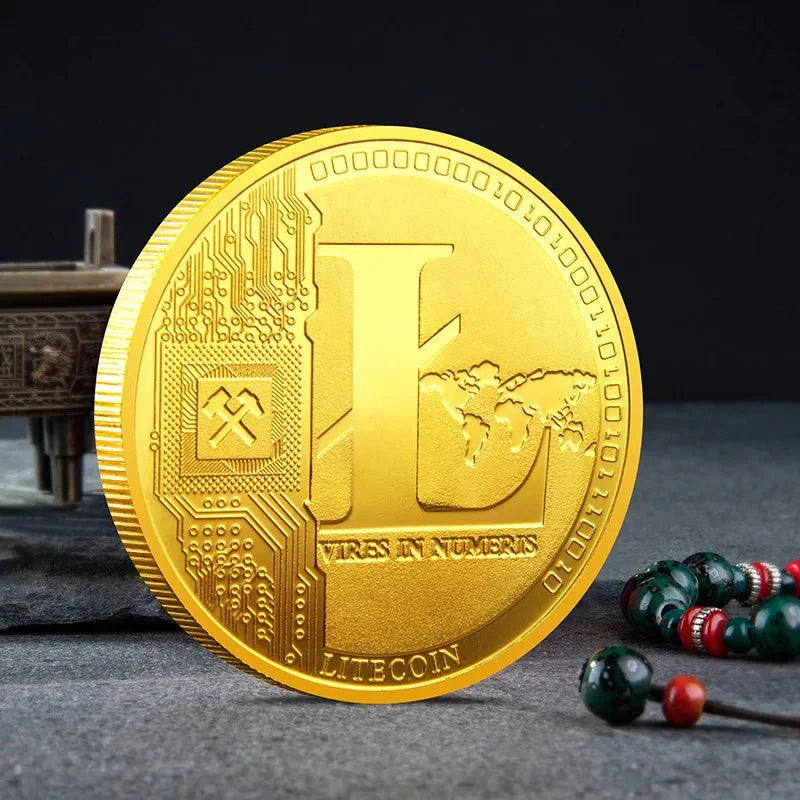 Premium Collectible Metal Cryptocurrency Coin Set