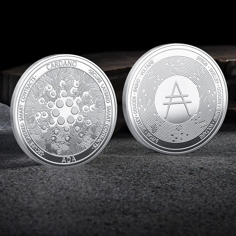 Premium Collectible Metal Cryptocurrency Coin Set