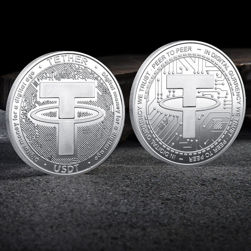 Premium Collectible Metal Cryptocurrency Coin Set