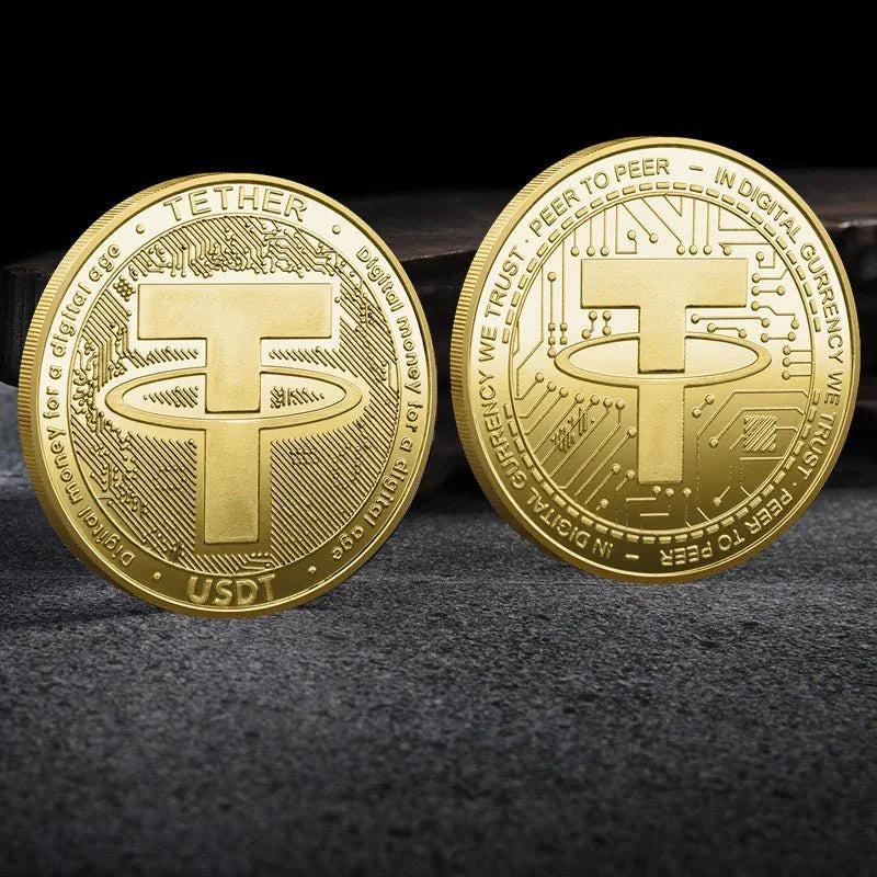 Premium Collectible Metal Cryptocurrency Coin Set