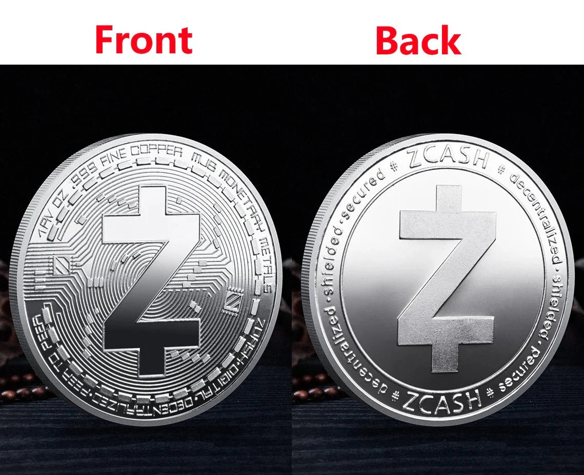 Premium Collectible Metal Cryptocurrency Coin Set