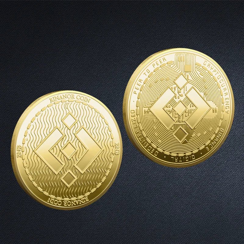 Premium Collectible Metal Cryptocurrency Coin Set