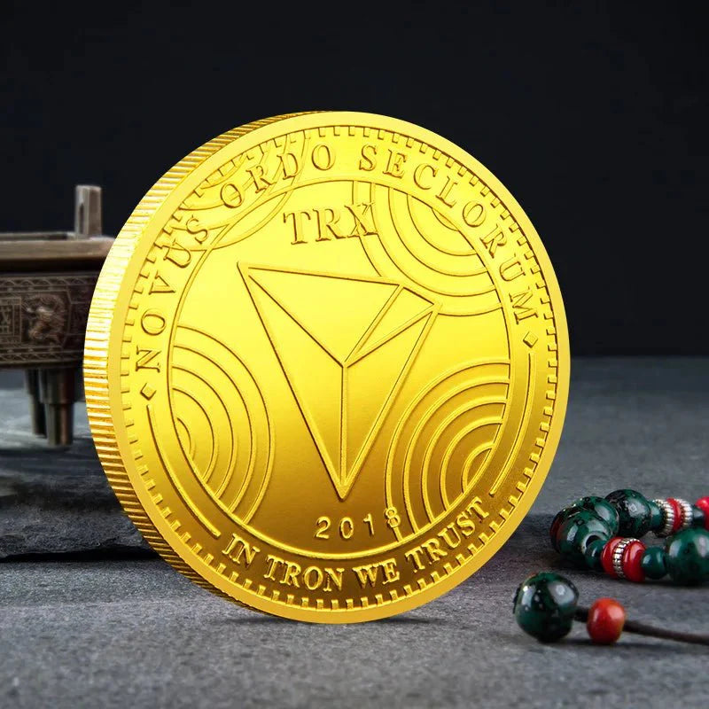 Premium Collectible Metal Cryptocurrency Coin Set