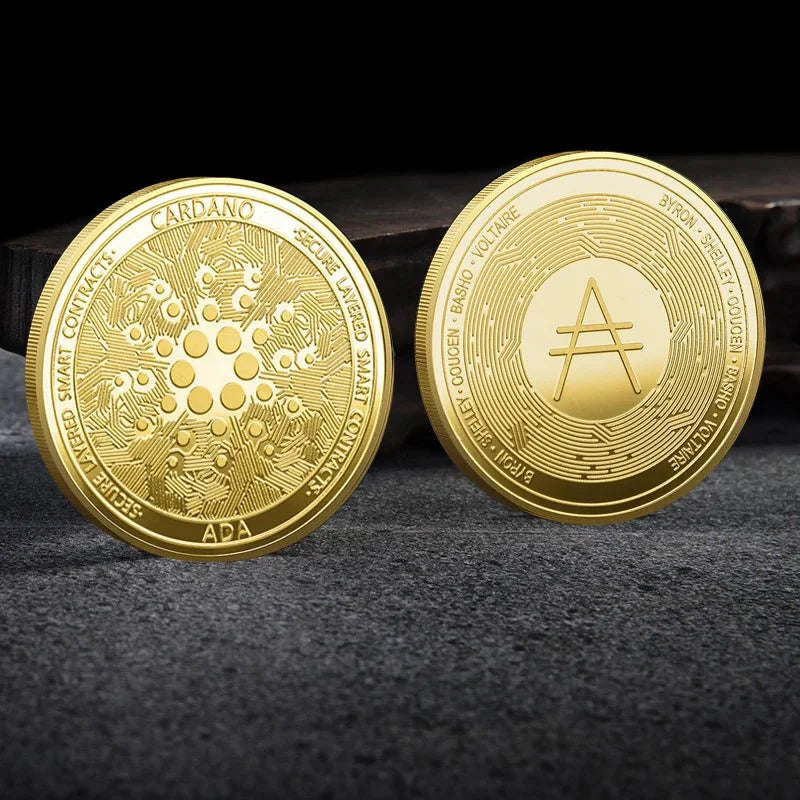 Premium Collectible Metal Cryptocurrency Coin Set