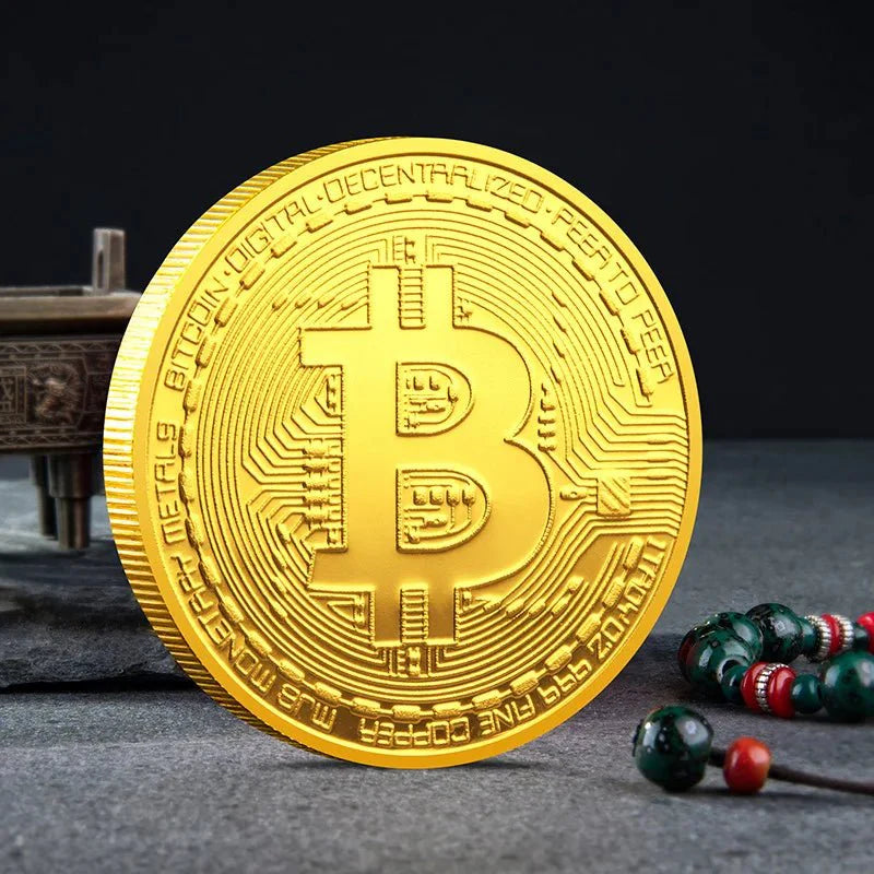 Premium Collectible Metal Cryptocurrency Coin Set