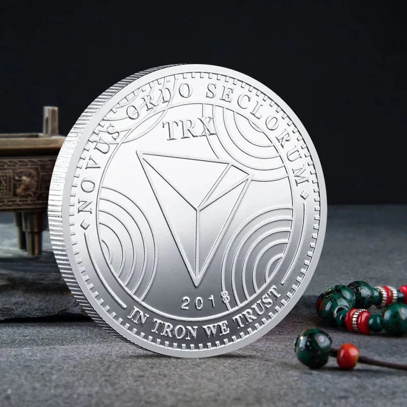 Premium Collectible Metal Cryptocurrency Coin Set