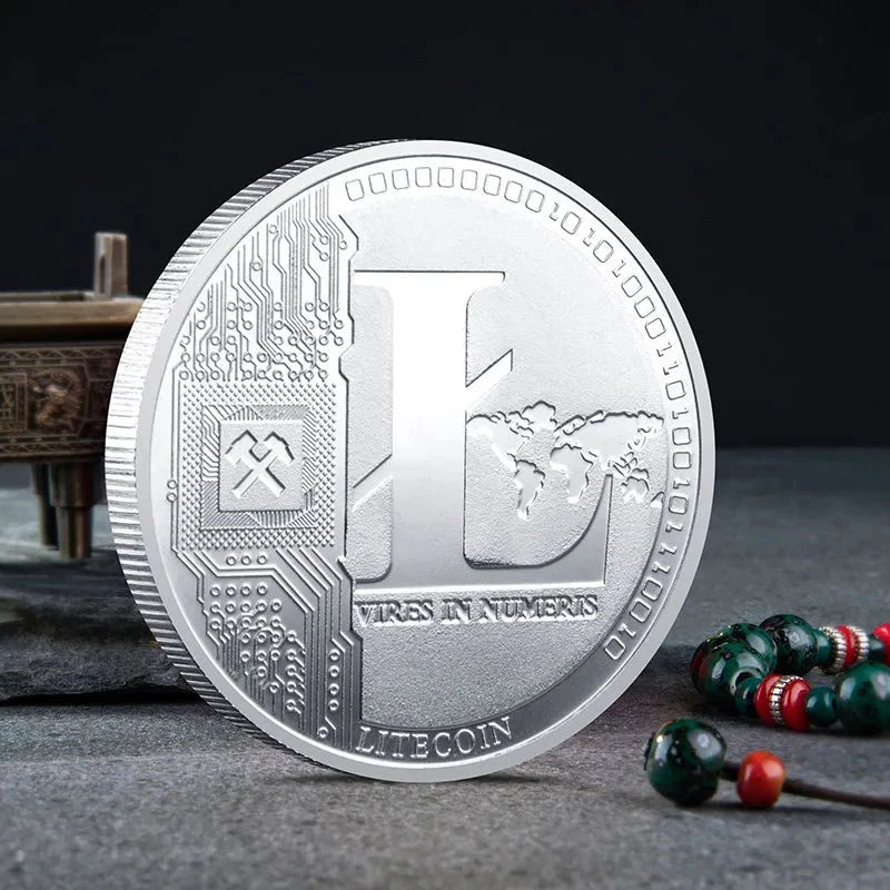 Premium Collectible Metal Cryptocurrency Coin Set