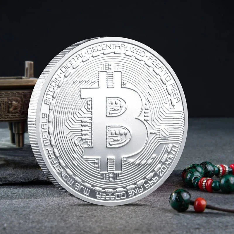 Premium Collectible Metal Cryptocurrency Coin Set