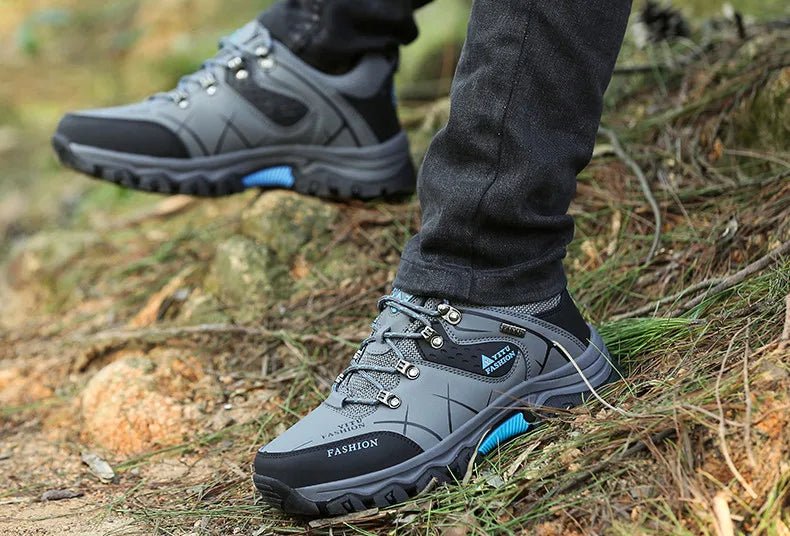 Bottes en cuir imperméables d'hiver pour hommes de qualité supérieure pour activités en plein air