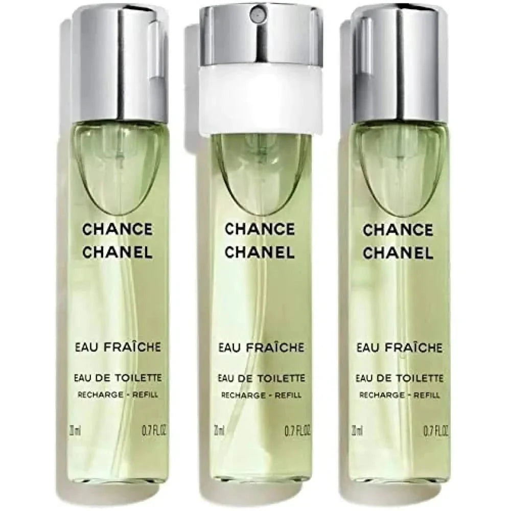 Chanel Chance Eau Fraiche Twist & Spray Refills - 3x20ml