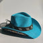 Chapeau de cowboy en paille brodé 2026 pour hommes et femmes