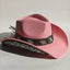 Chapeau de cowboy en paille brodé 2026 pour hommes et femmes