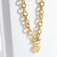 Heart Key Toggle Necklace - Elegant Jewelry Piece