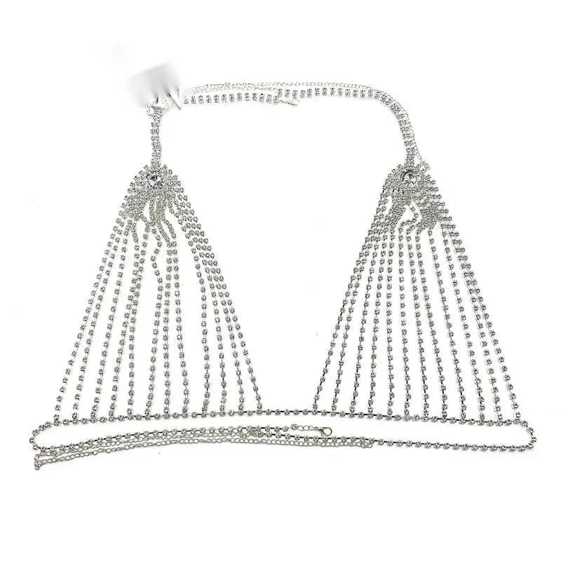 Ensemble de Bikini Élegant en Rhinestones pour Femmes