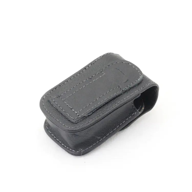 Étui à lunettes pliable en cuir de luxe