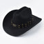 Sombrero Cowboy Western Unisex Premium - Borde de Cuero Vintage