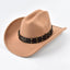 Sombrero Cowboy Western Unisex Premium - Borde de Cuero Vintage