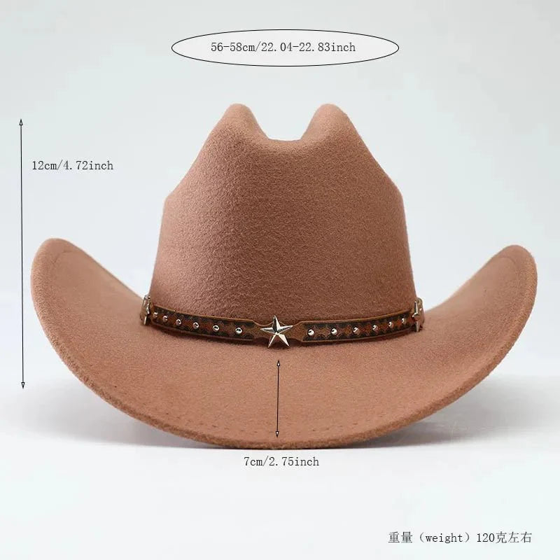 Chapeau de cowboy en denim élégant pour toutes les saisons
