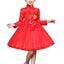 Vestido Cheongsam Bordado Princesa Pavo para Niñas de 3 a 10 Años
