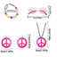 PESENAR 60s Hippie Costume Accessory Set