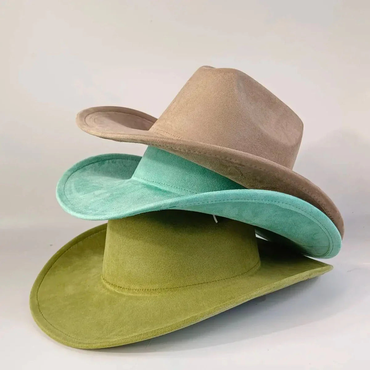 Sombrero de Vaquero de Ante Premium para Hombres y Mujeres