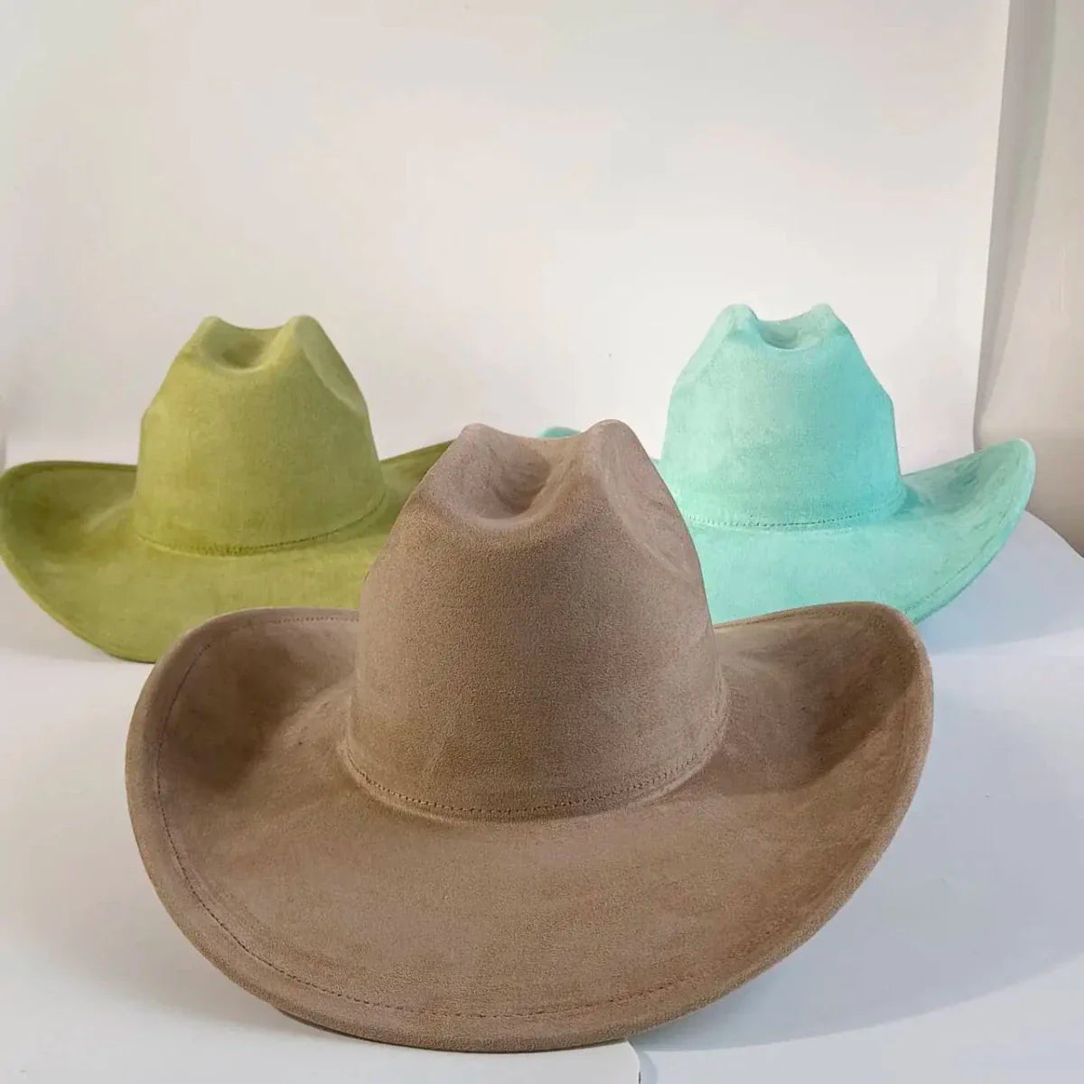 Sombrero de Vaquero de Ante Premium para Hombres y Mujeres