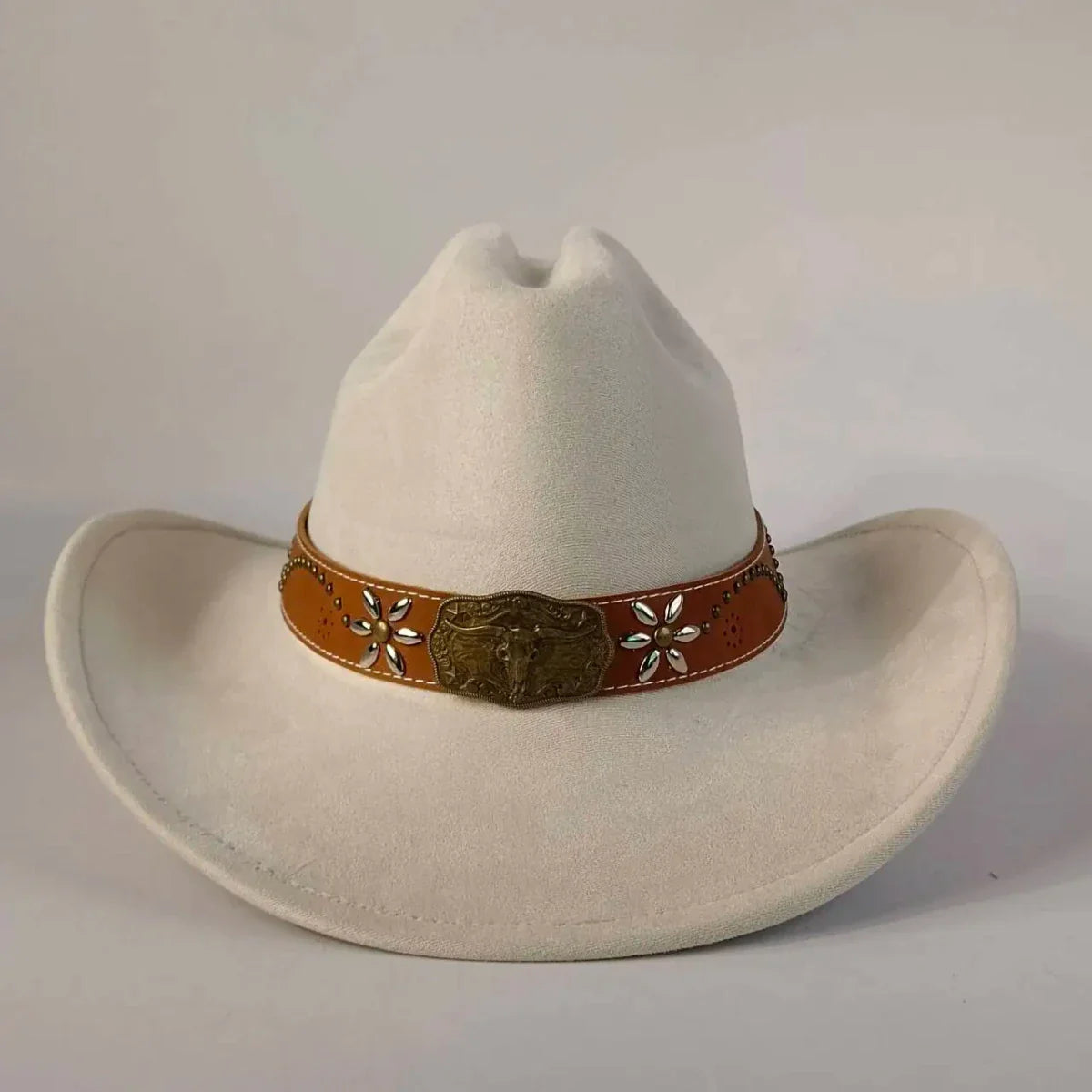 Sombrero de Vaquero de Ante Premium para Hombres y Mujeres