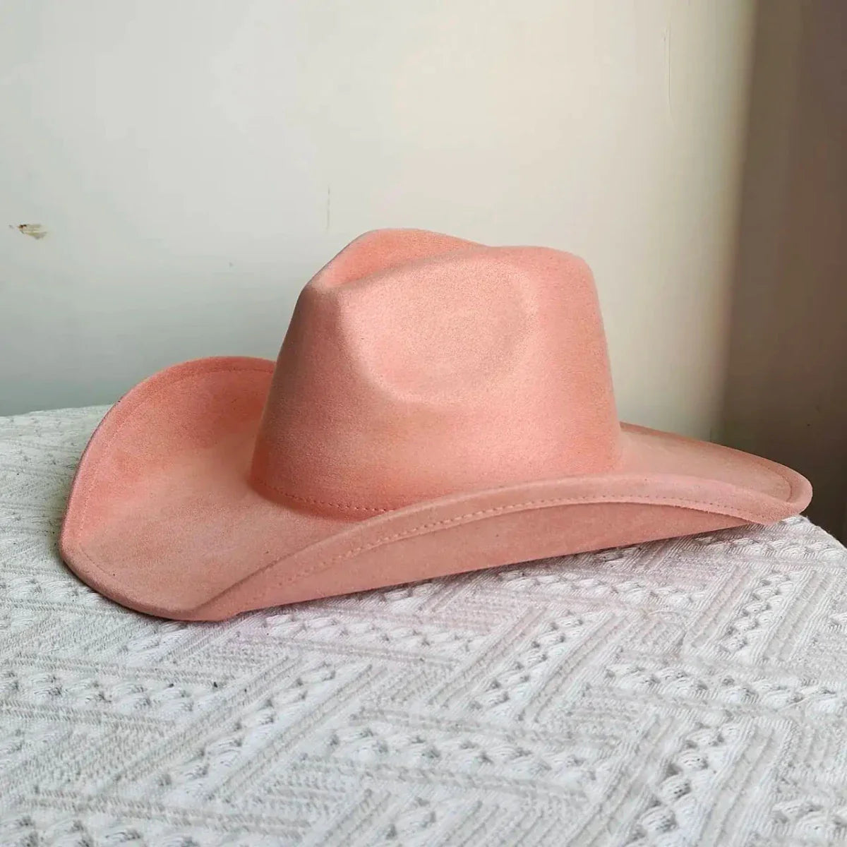 Sombrero de Vaquero de Ante Premium para Hombres y Mujeres
