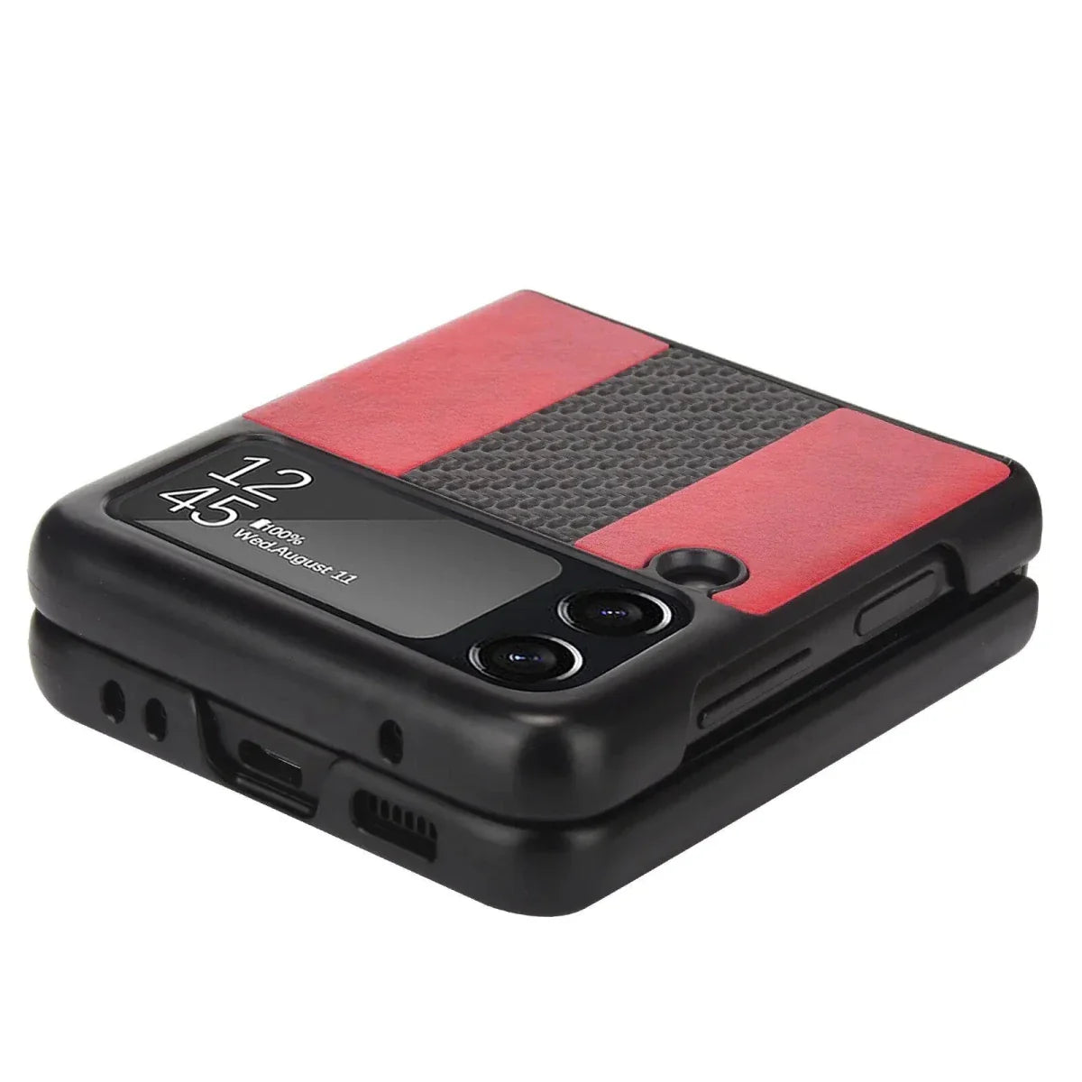 Samsung Z Flip 3 5G Premium Leather Folding Case