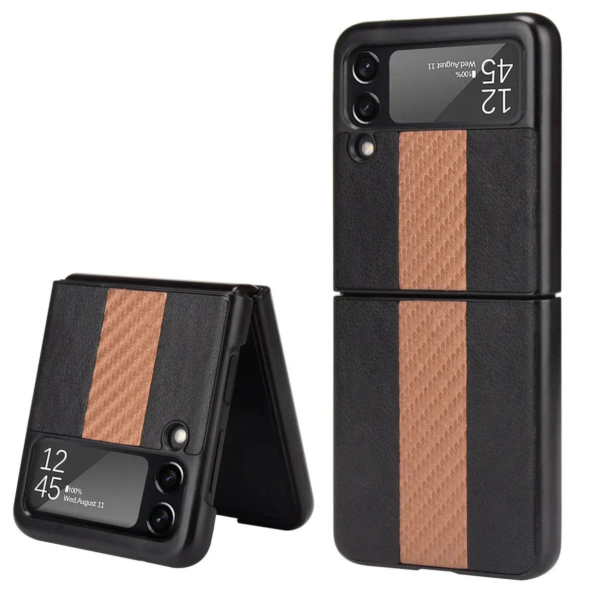 Samsung Z Flip 3 5G Premium Leather Folding Case