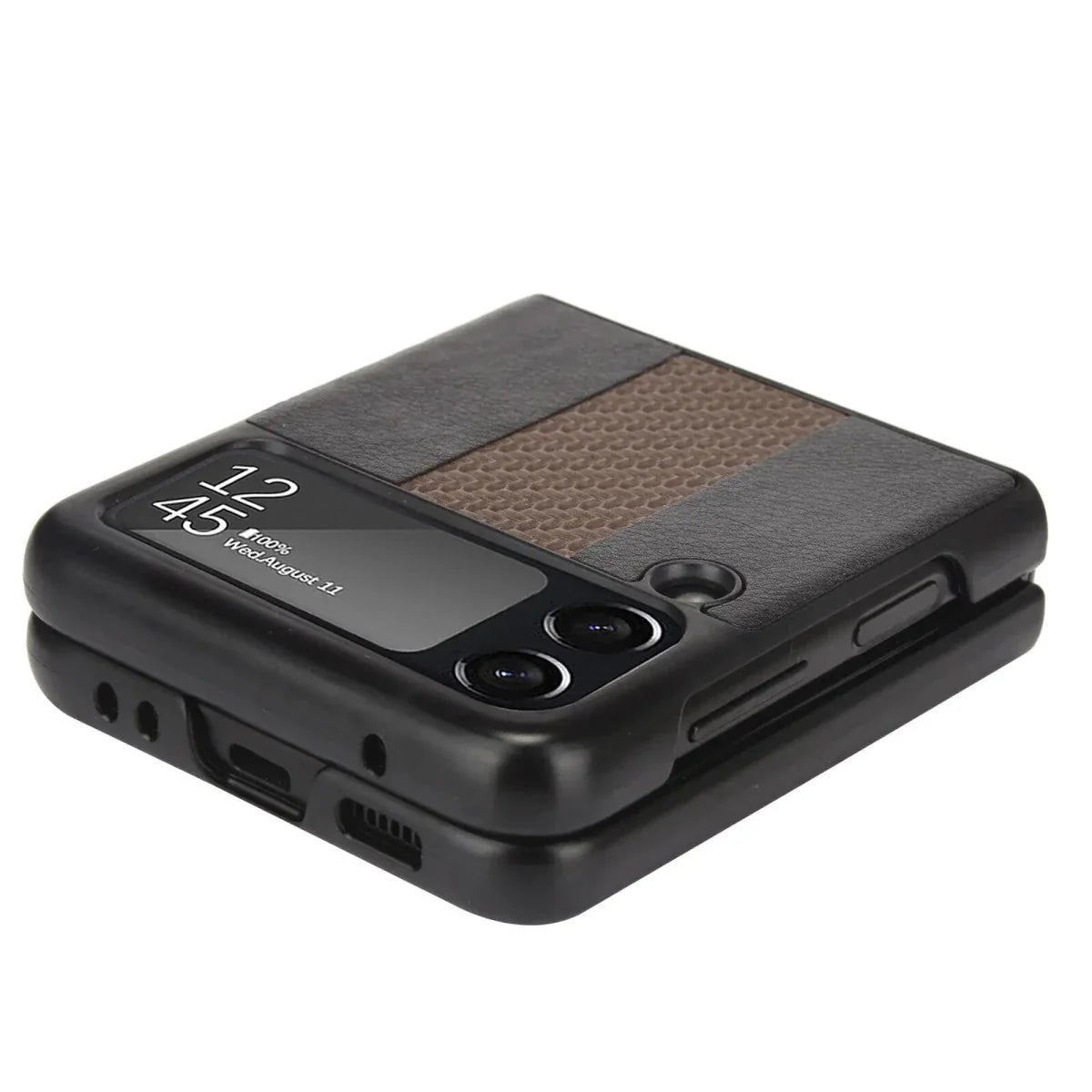 Samsung Z Flip 3 5G Premium Leather Folding Case